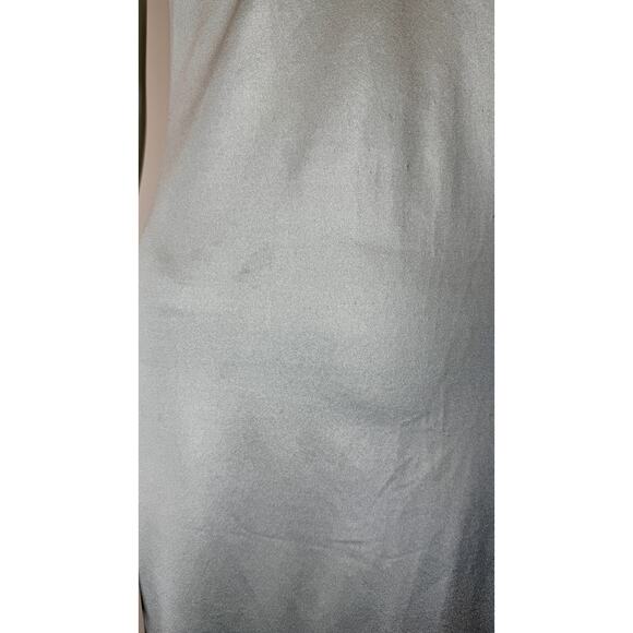 1990s Dolce & Gabbana Silver Chain Wet Look Bodycon Beach Dress - Picture 13 of 13